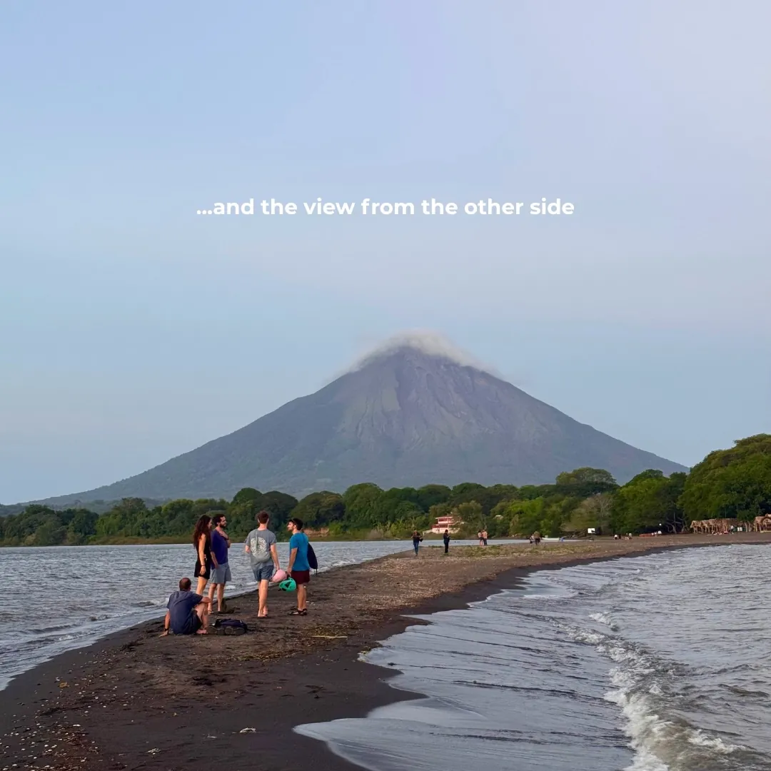 …and the view from the other side